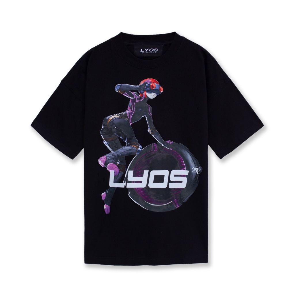 Áo Thun LYOS Myopic T-Shirt Trắng/ Đen