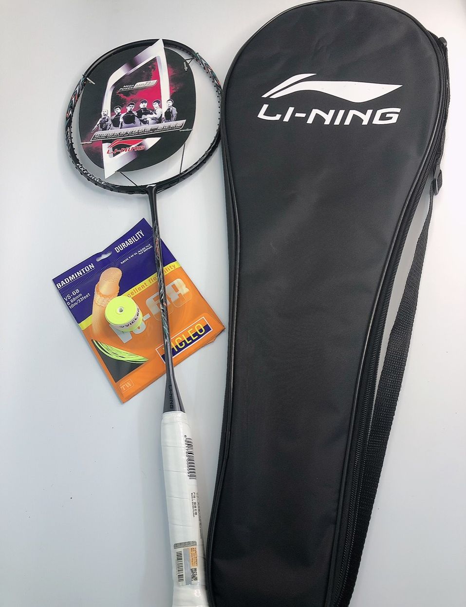 1 Vợt cầu lông Lining AXFORCE 100% khung Carbon, Quà tặng dây cước bao đựng và quấn cán
