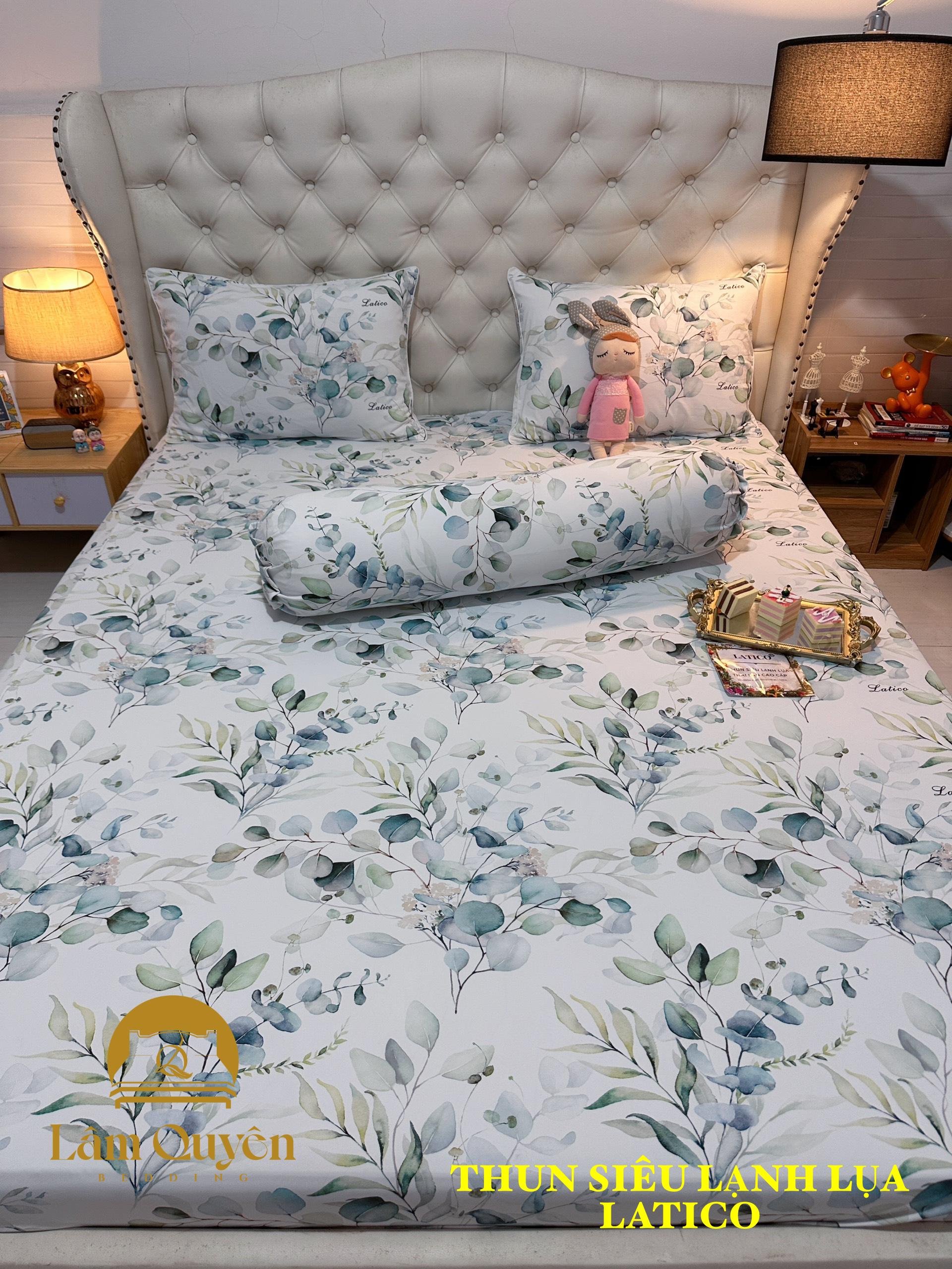 BỘ DRAP THUN SIÊU LẠNH LỤA LATICO THÁI LAN CAO CẤP MỚI (ÔM KHOÁ KÉO)