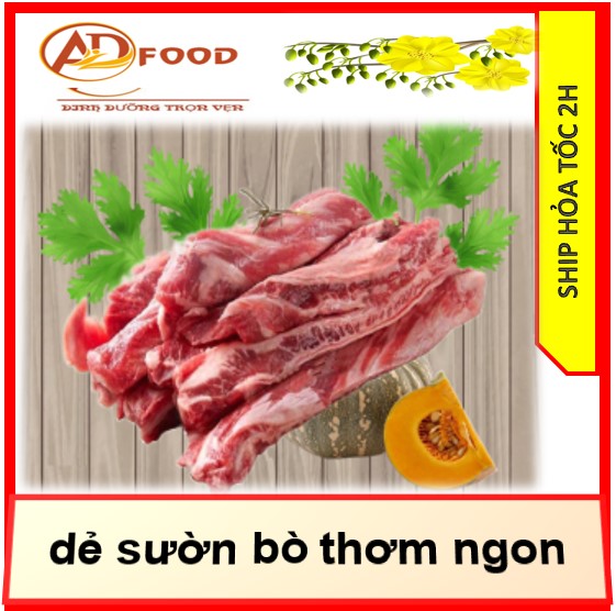 dẻ sườn bò 1 kg thơm ngon
