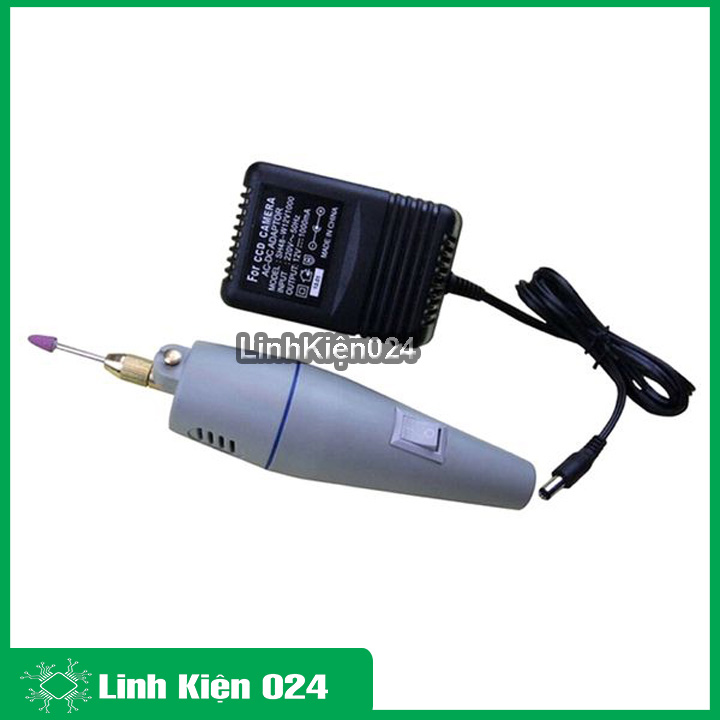 Máy khoan hộp đỏ, khoan mạch điện tử đa năng 12VDC