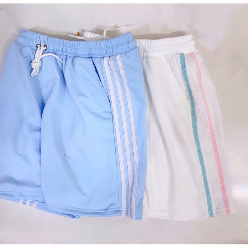 [GIÁ HUỶ DIỆT Quần Đùi Sọc Unisex - Quần Đùi Lửng Uzzlang Nam Nữ