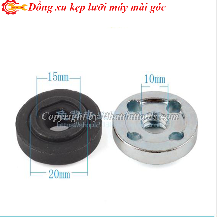 2 Bộ đồng xu kẹp lưỡi cho máy mài góc,máy cắt cầm tay