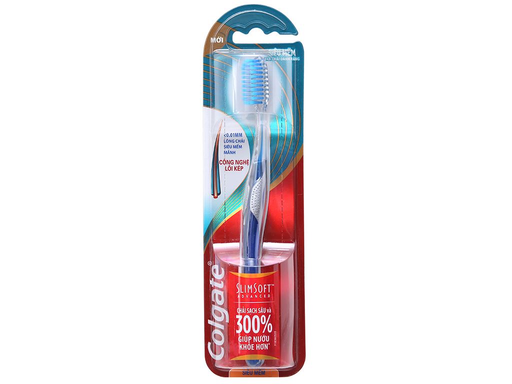 Bàn chải Colgate SlimSoft Advanced siêu mềm mảnh