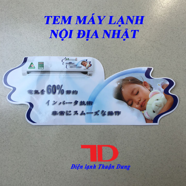 Tem Máy Lạnh nội địa Nhật mẫu 1 - Điện Lạnh Thuận Dung