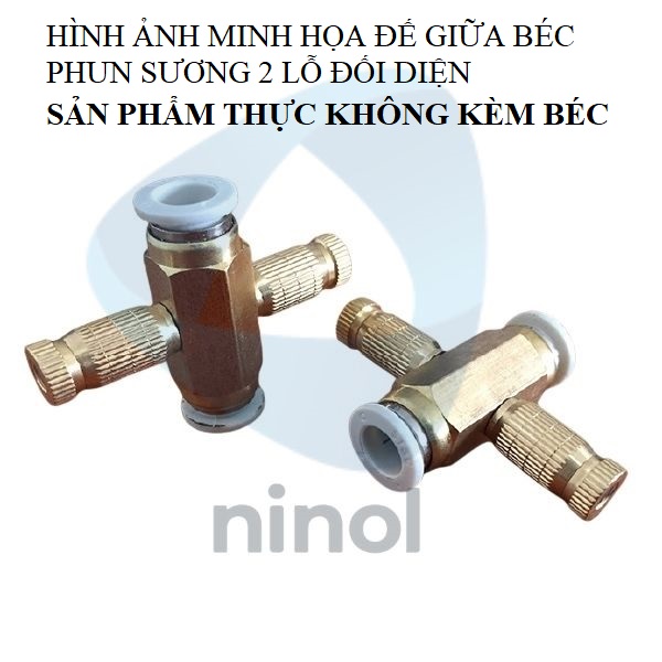 Đế béc phun sương nối thẳng