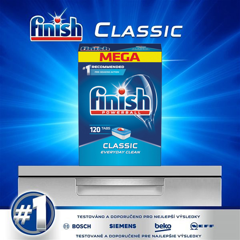 Viên rửa bát Finish Classic 110 viên
