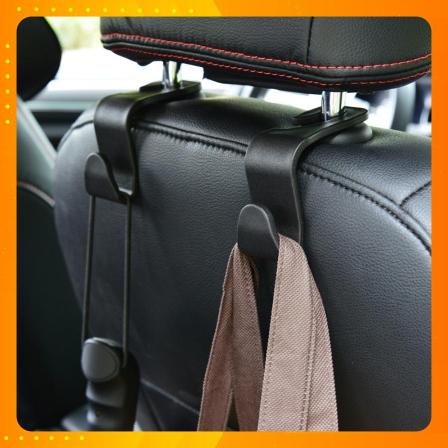 Giá móc treo đơn đa năng gắn tựa đầu treo đồ vật sau ghế ô tô, xe hơi chịu tải đến 5kg