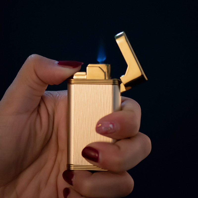 Bật Lửa Khè Siêu Mỏng Tiger 876 Lighter ( Xài Gas)