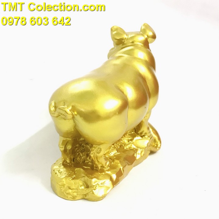 Tượng Con Heo Vàng; Màu vàng - SP005240