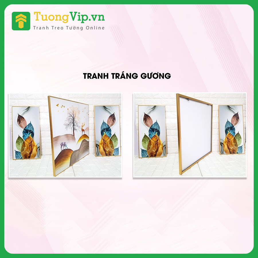 Tranh Tráng Gương Treo Tường Cao Cấp - Tháp Eiffel 2