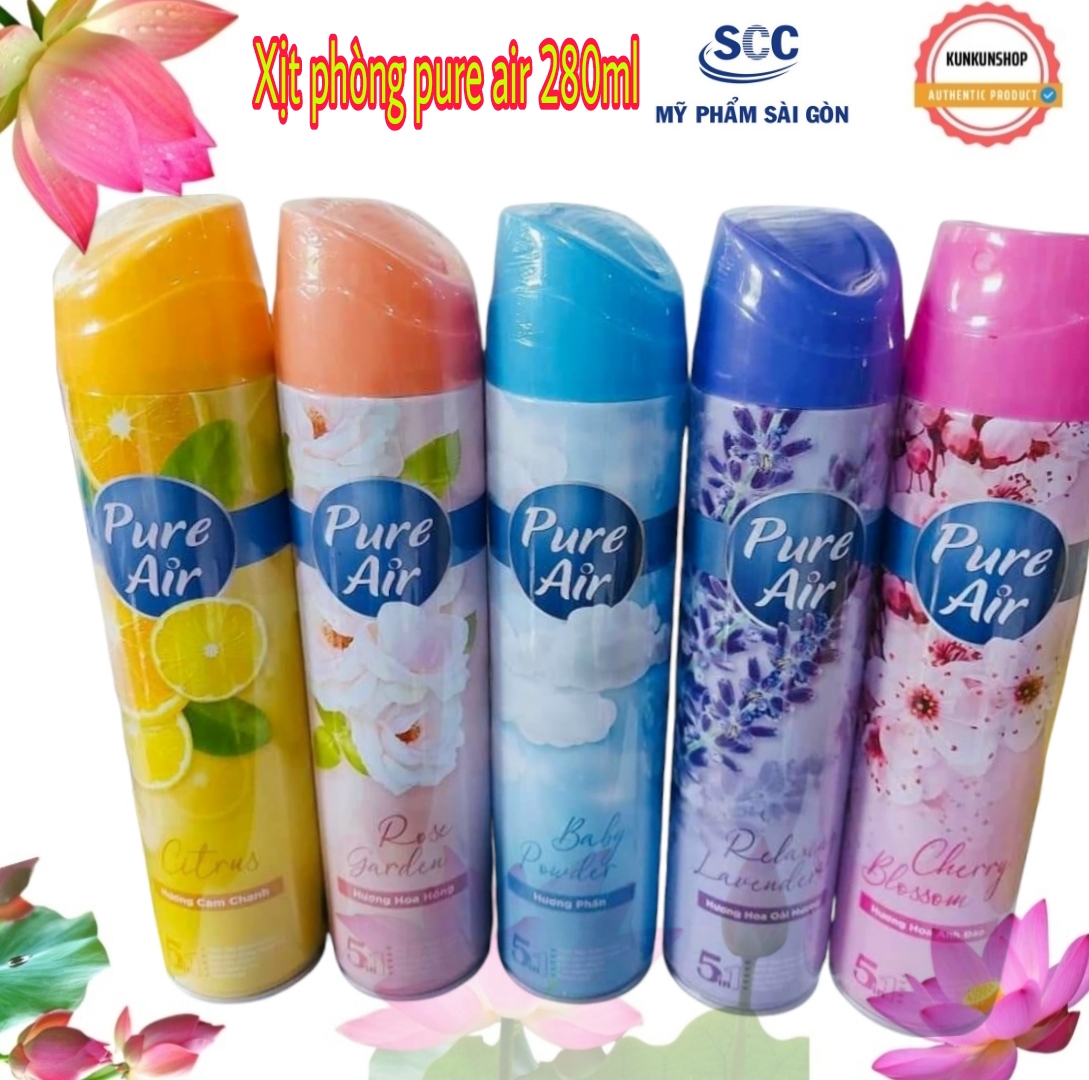X t Ph ng Pure Air Ch nh H ng Chai 280ml M u M i Nh t MixASale x-t-ph-ng-pure-air-ch-nh-h-ng-chai-280ml-m-u-m-i-nh-t-mixasale