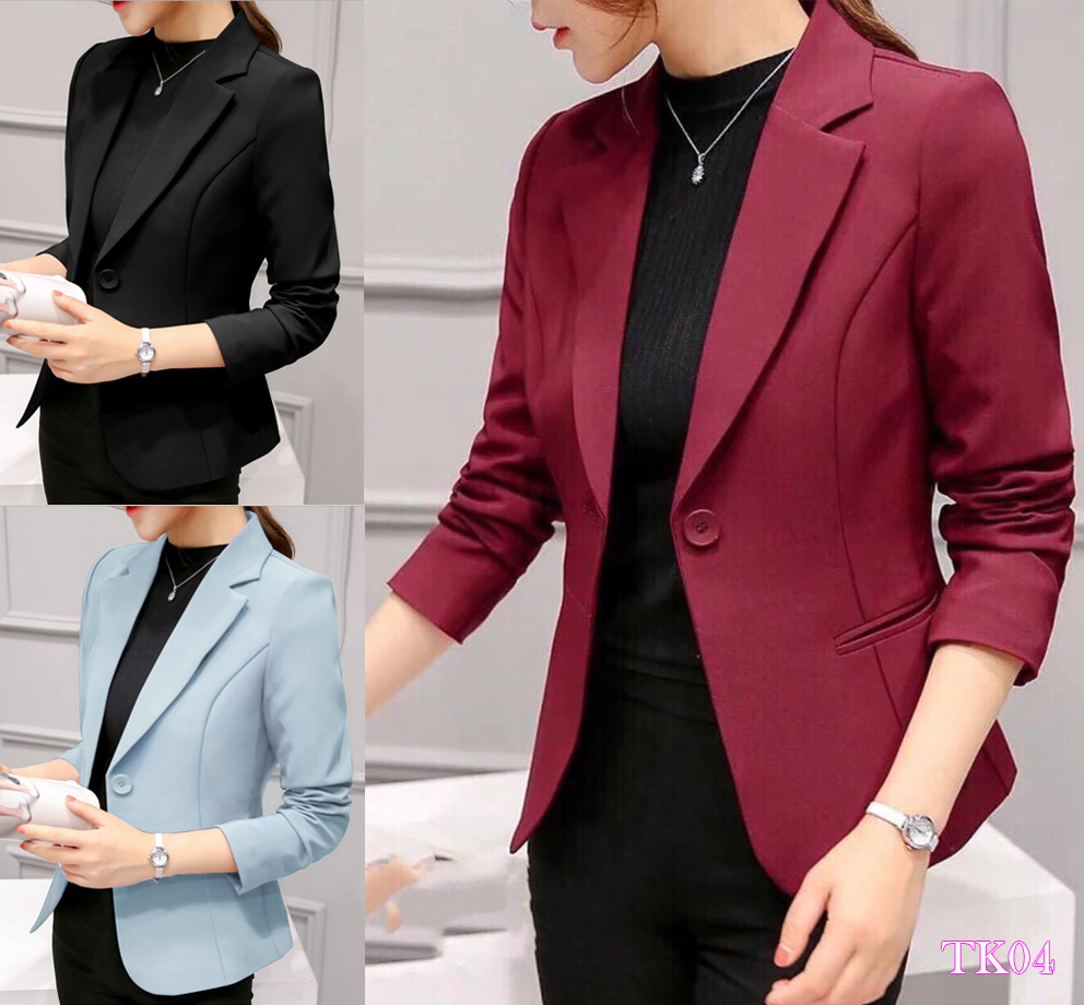 Áo Vest Nữ Công Sở Tay Dài 2 Lớp TK04