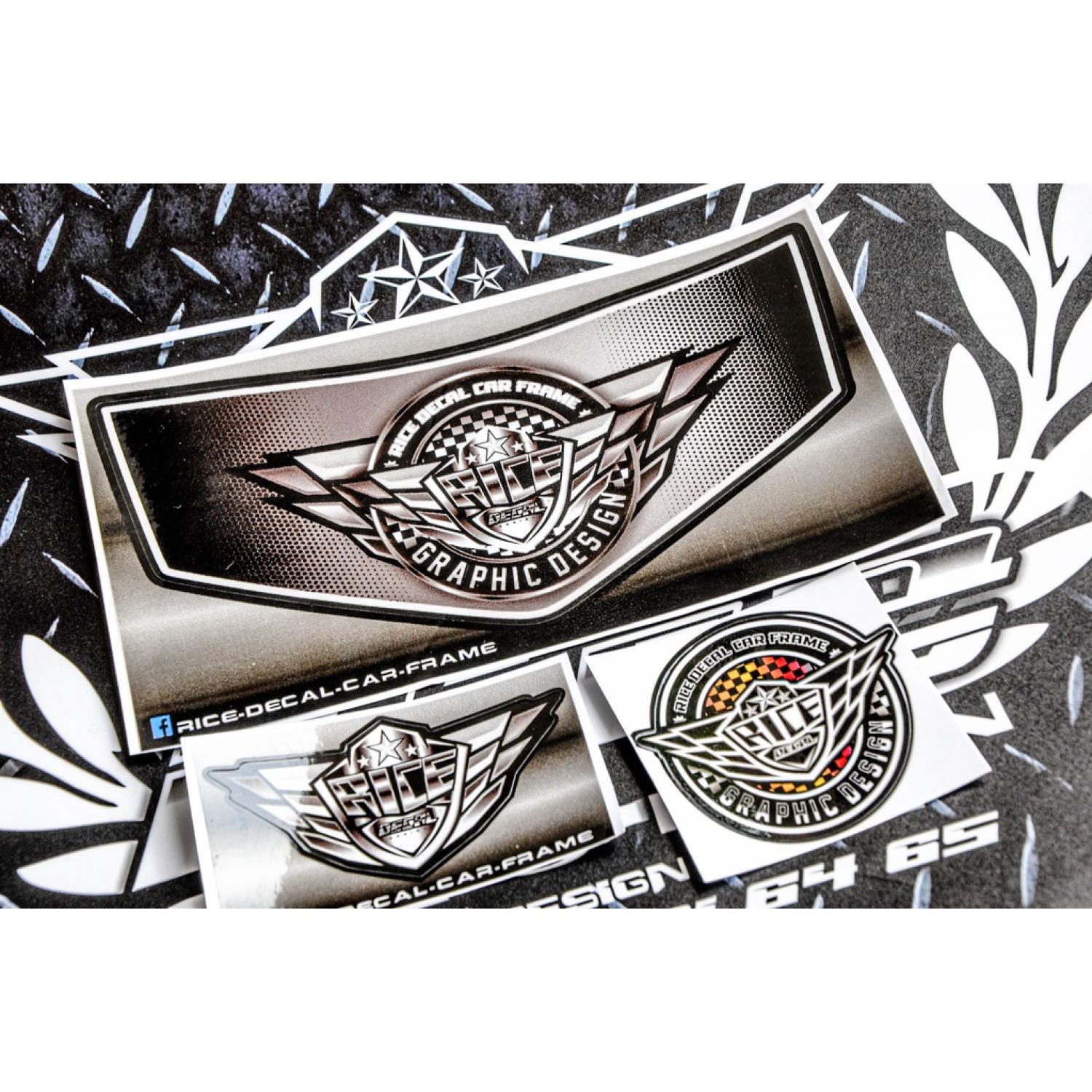 Tem Dán Hộp Đầu Sirius Rice decal Dán được tất cả màu sơn