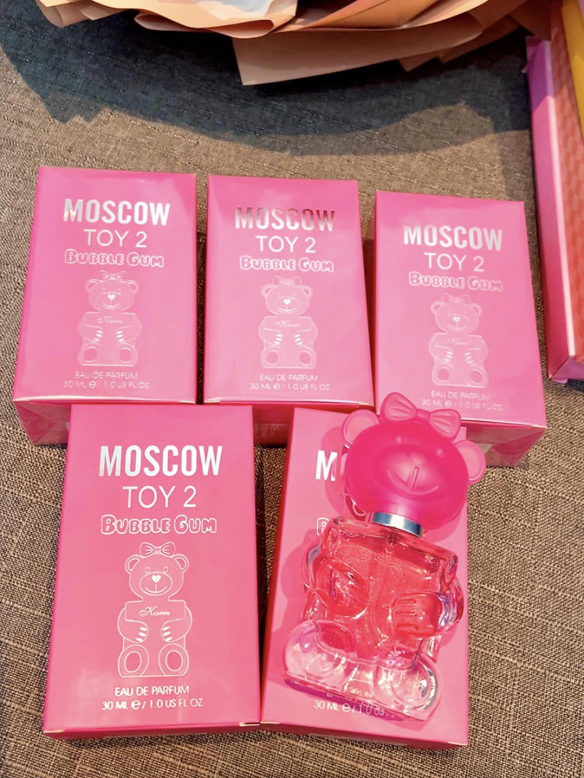 (SỈ 30K) NƯỚC HOA GẤU Hồng MOSCHINO