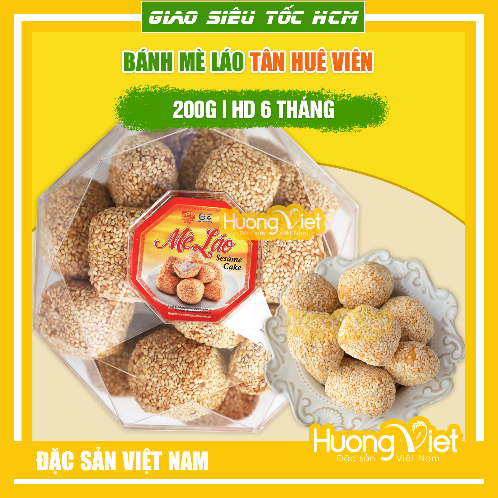 Bánh Mè Láo giòn xốp - Đặc sản người Hoa ở Sóc Trăng mè láo Tân Huê Viên