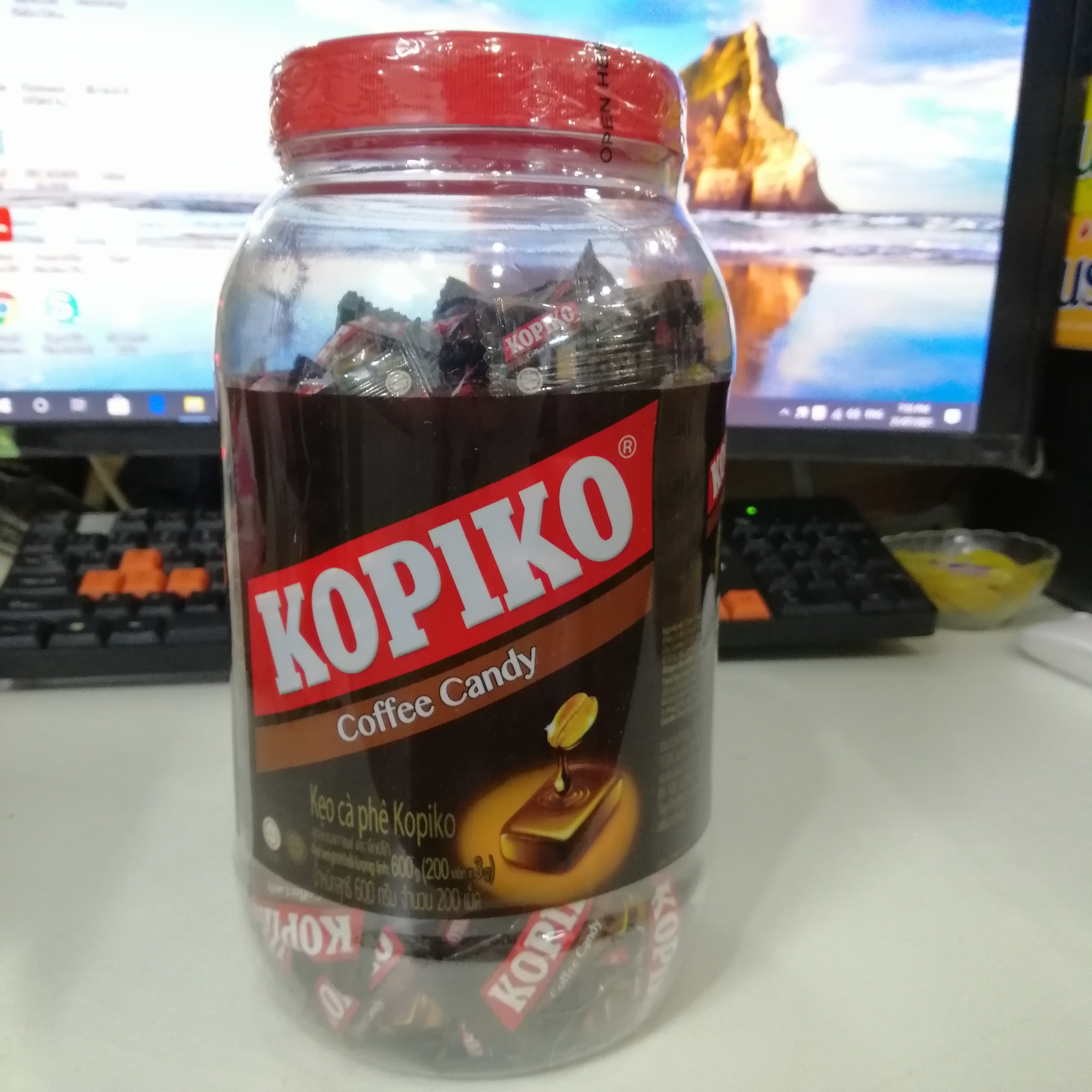 Kẹo Cà Phê Kopiko Coffee Candy (Hủ 560g)