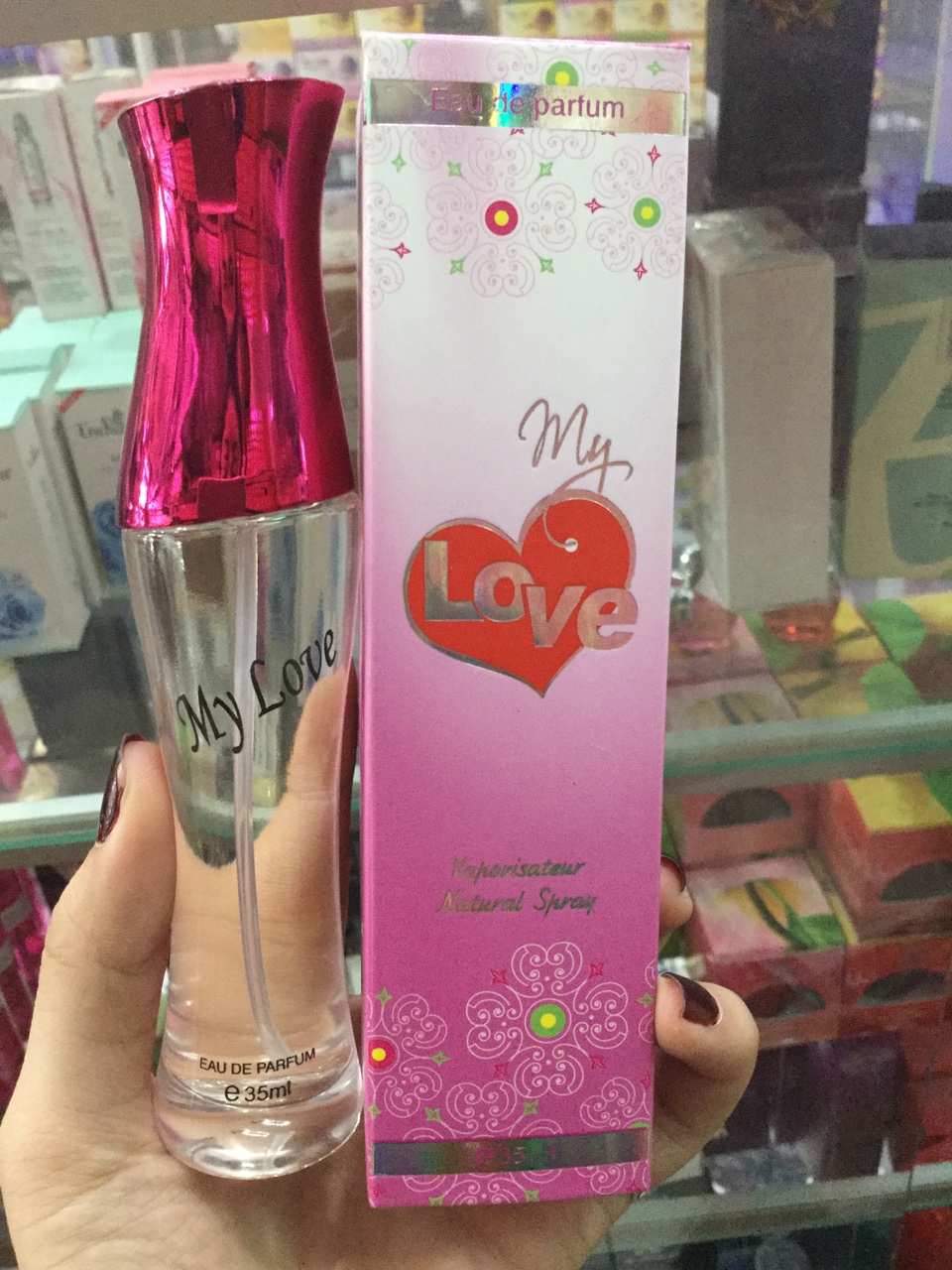 [HCM]NƯỚC HOA MY LOVE HỒNG 35ML