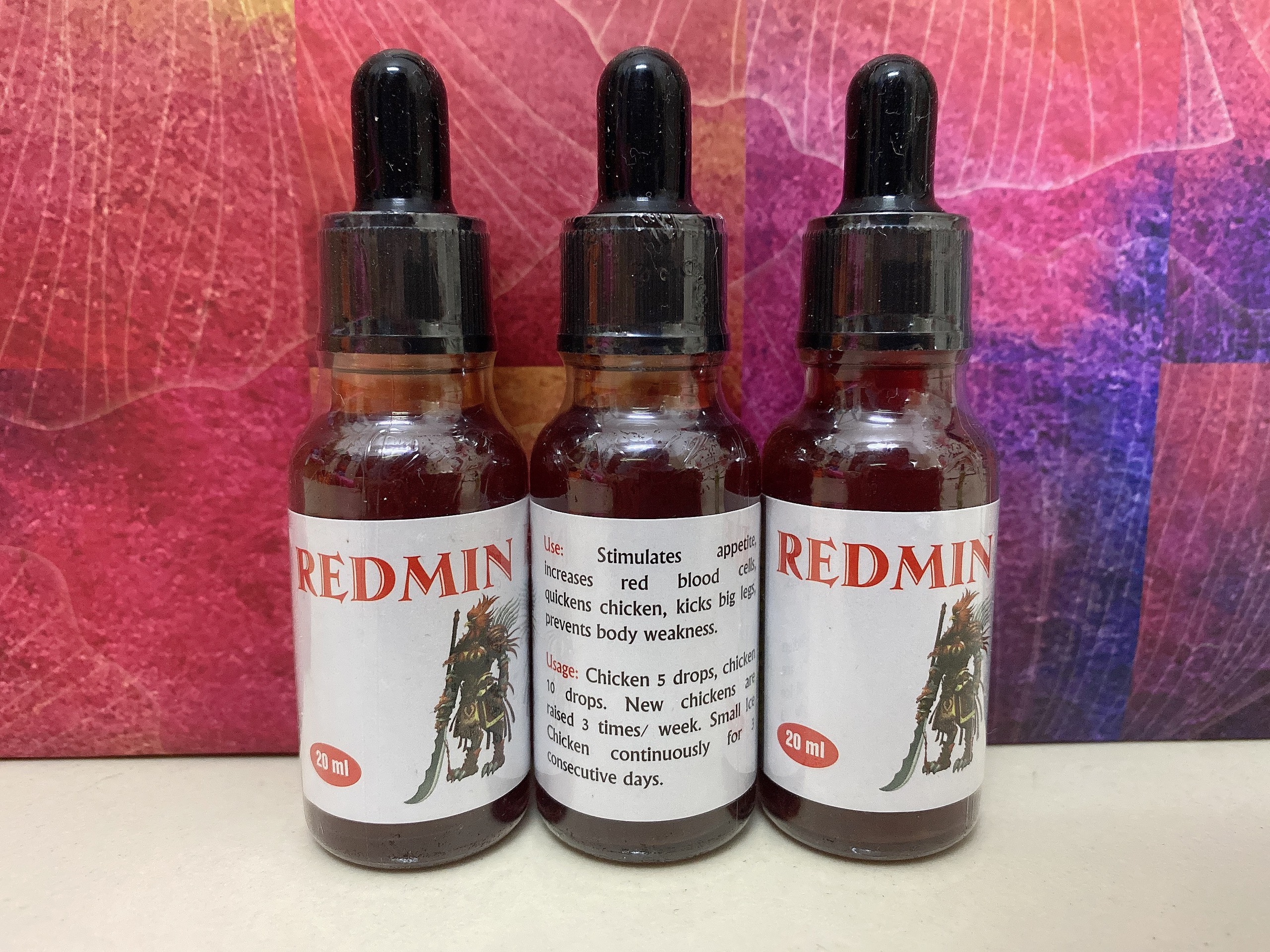 Tăng Lực Gà Đá Redmin Đỏ 20Ml