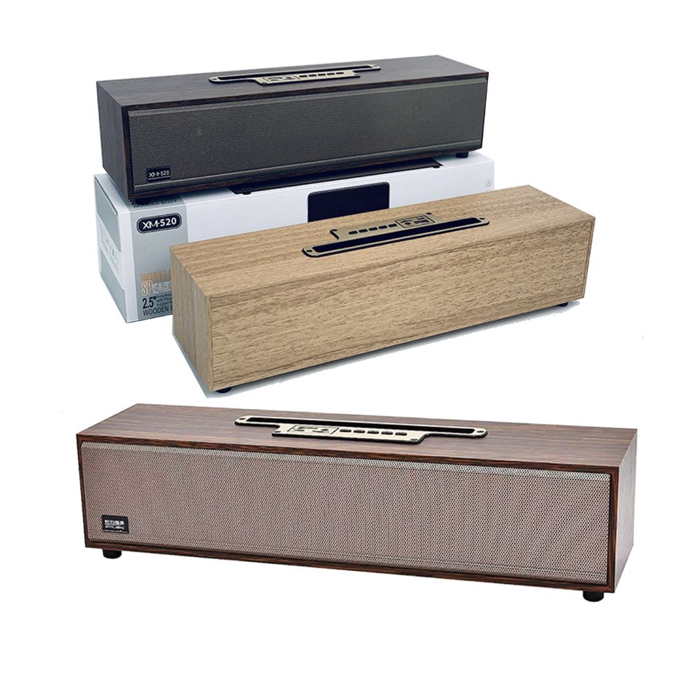 Loa Gỗ Bluetooth XM520 Loa Bluetooth XM-520 Võ Gỗ 20W. Loa XM 520 Âm Thanh Đỉnh Loa Gỗ Bluetooth XM-520 - Công suất 20W Loa Gỗ Bluetooth XM520 - Âm Bass lớn bảo hành 12 tháng