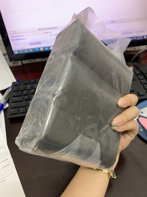 Túi đựng rác cuộn đen sinh học tự phân hủy Ecogreen (3 cuộn/ túi)