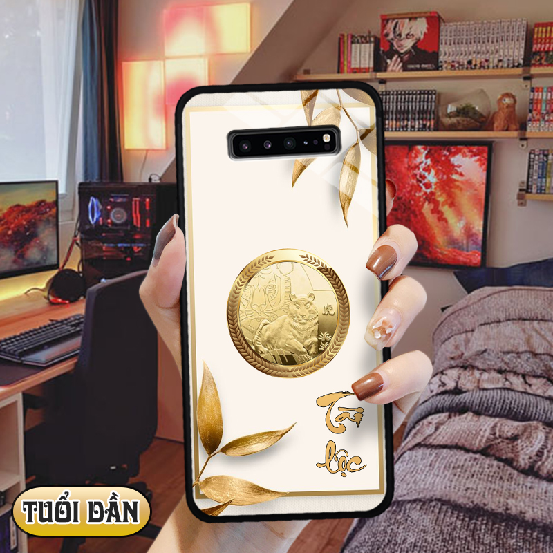 Ốp lưng kính 12 con giáp cho Samsung Galaxy S10 5G