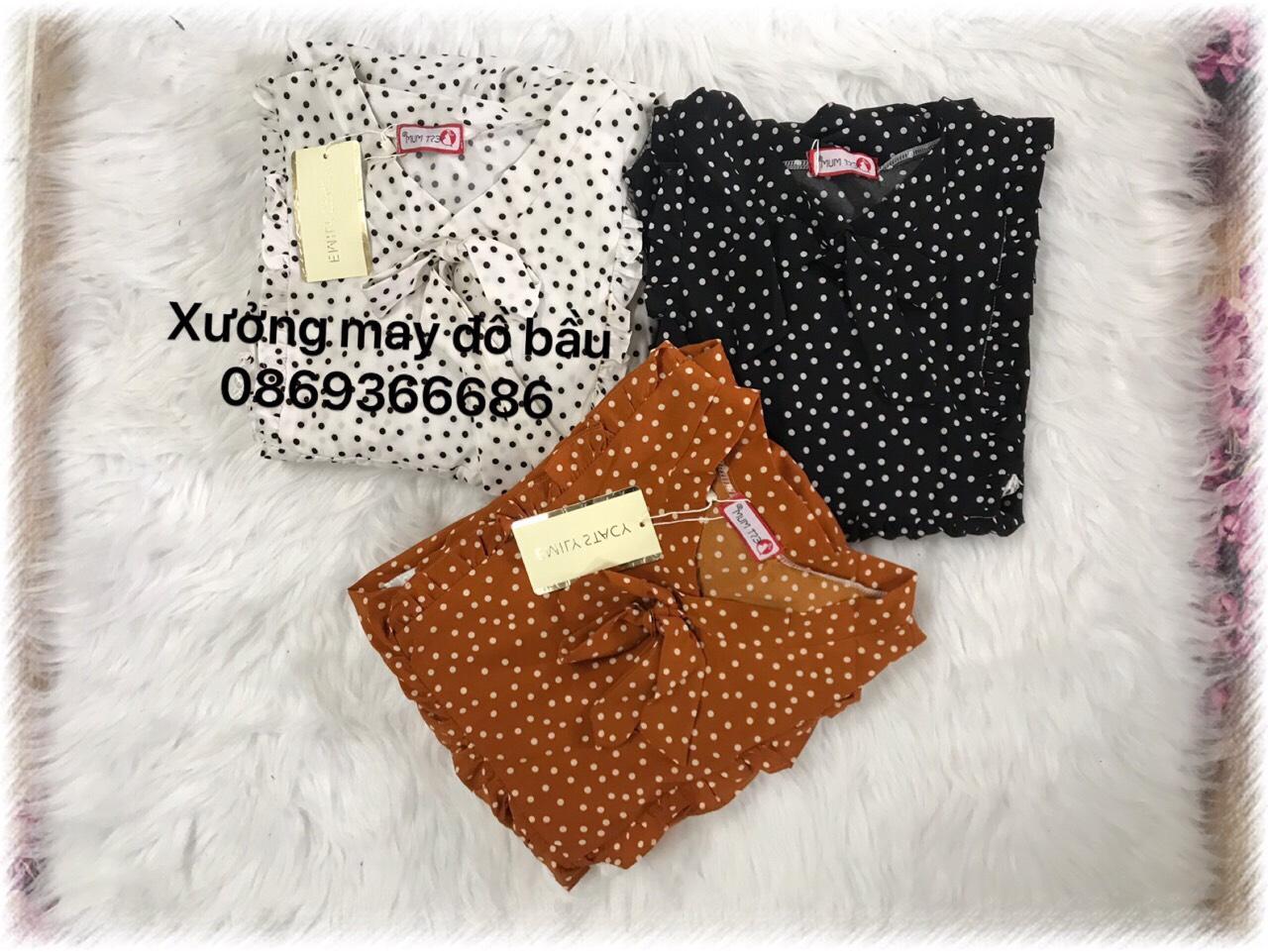 váy bầu thu đông quảng châu