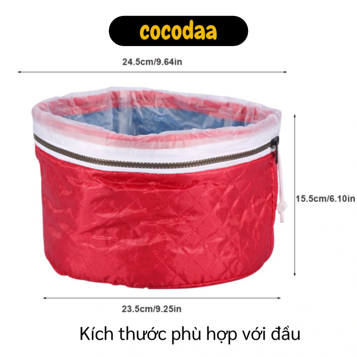 Mũ hấp tóc - Mũ ủ tóc điện - Máy hấp tóc cá nhân máy ủ tóc tại nhà giúp tóc óng mượt
