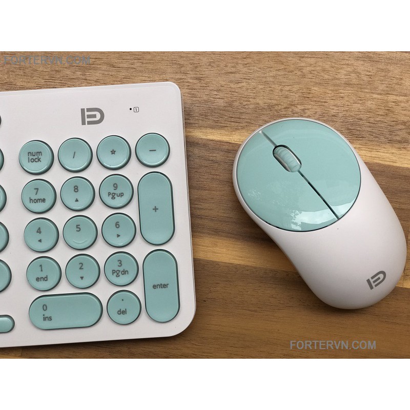 Bàn Phím Không Dây iK6630 Xanh