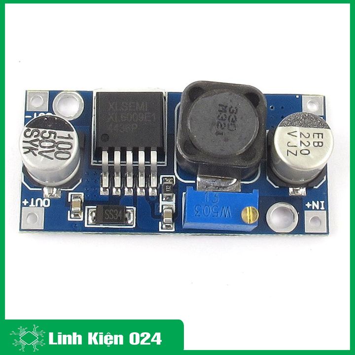 Module mạch tăng áp DC-DC Boost XL6009 5-40V 4A