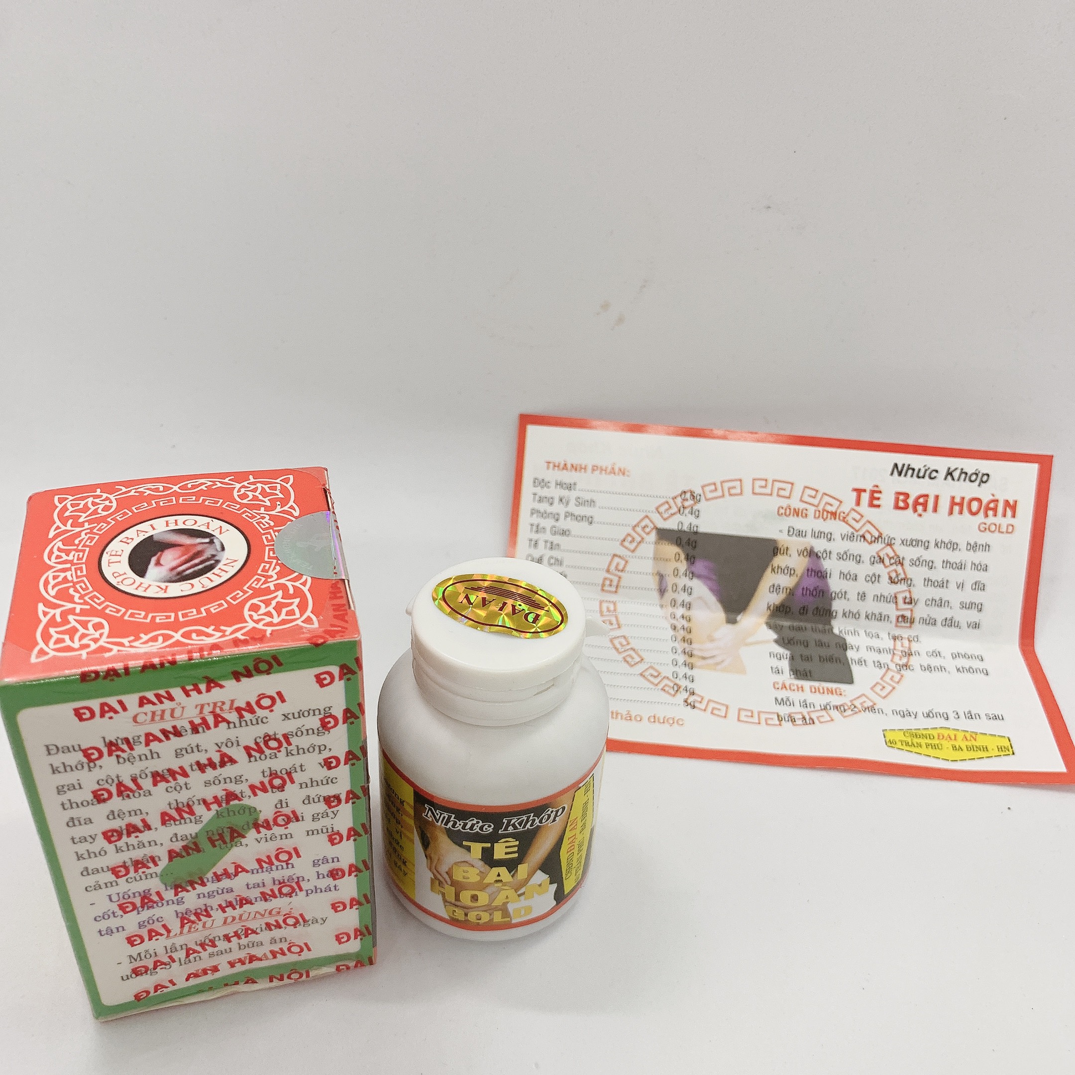 Nhức khớp tê bại hoàn gold (hộp trắng)