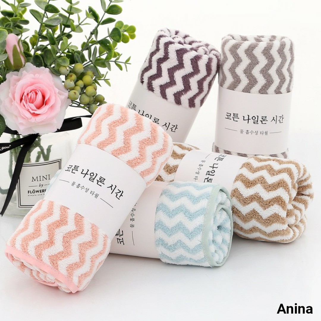 Khăn mặt lông cừu xuất dư Chất Lông Cừu cao cấp mềm mịn thấm hút nước tốt KM01