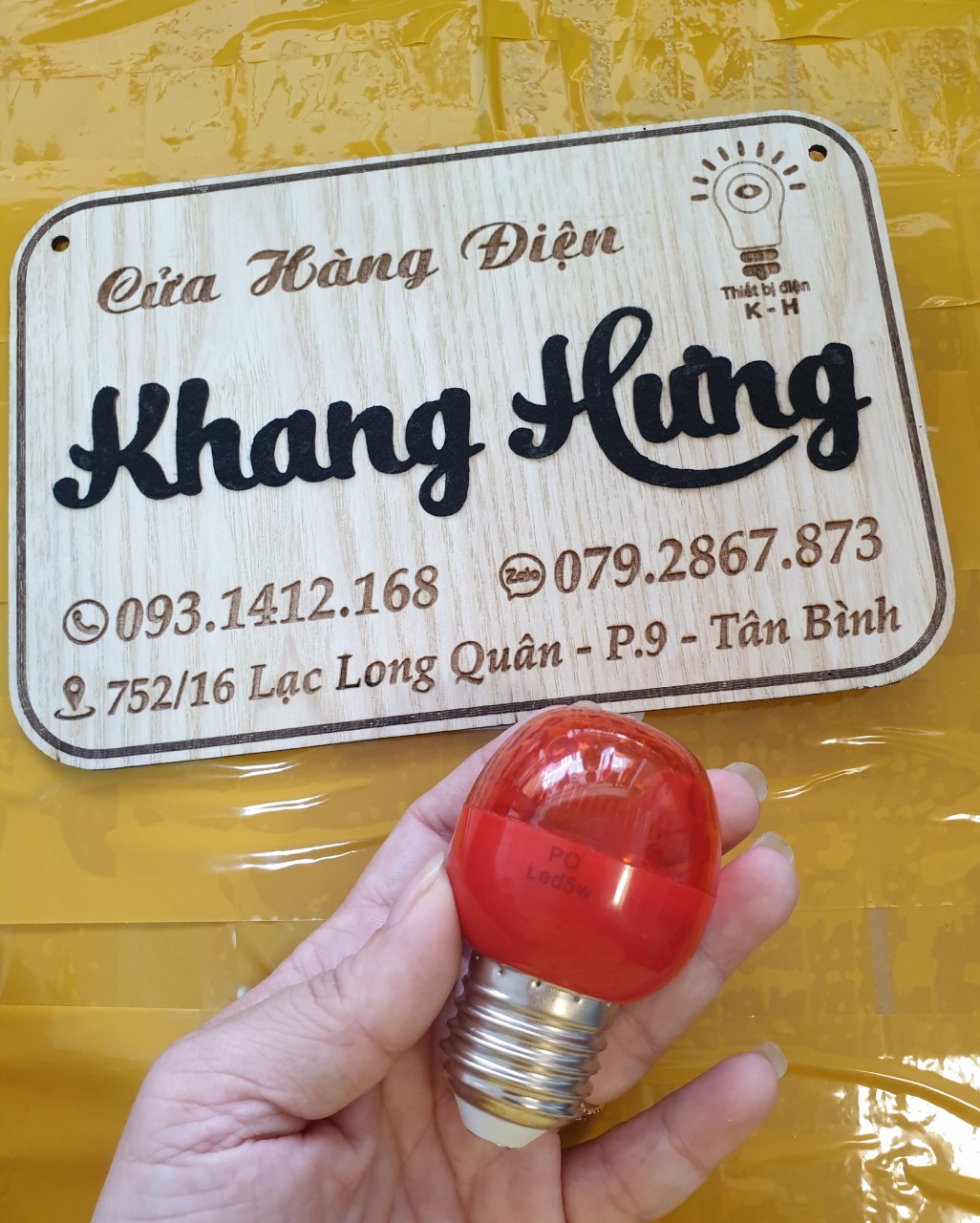 Bóng đèn Led tia trái chanh bàn thờ 5W