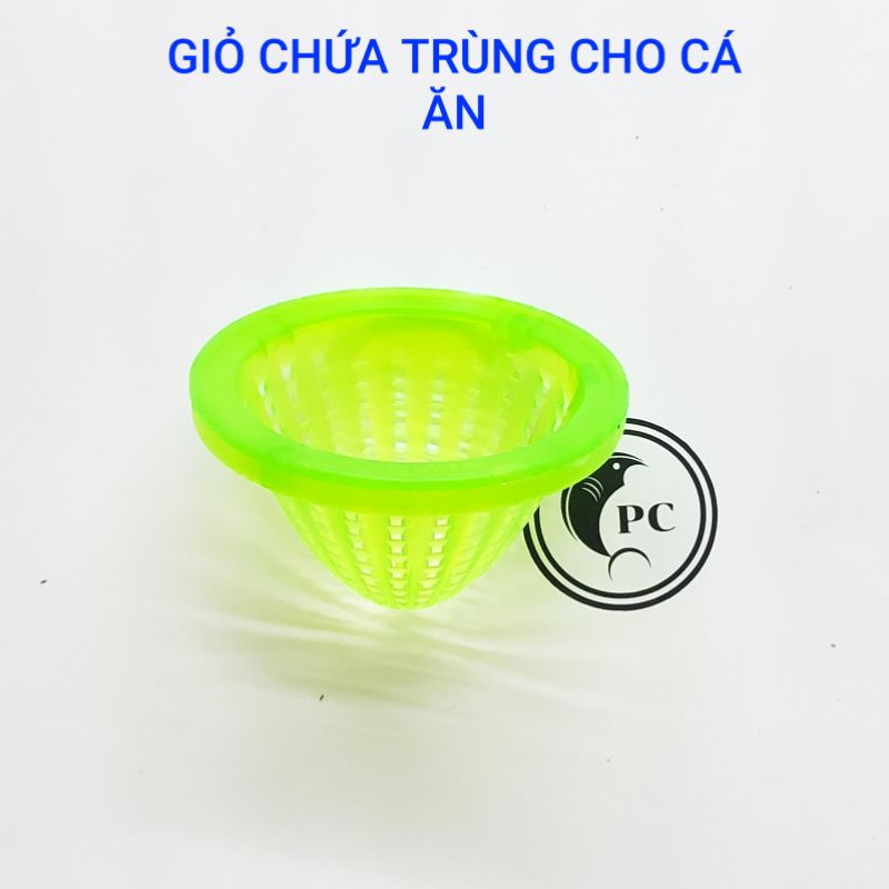 Giỏ chứa trùng chứa thức ăn cá tép cảnh