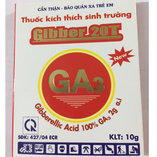 GA3 kíchthích sinh trưởng Gibber 20TB (viên 10g)