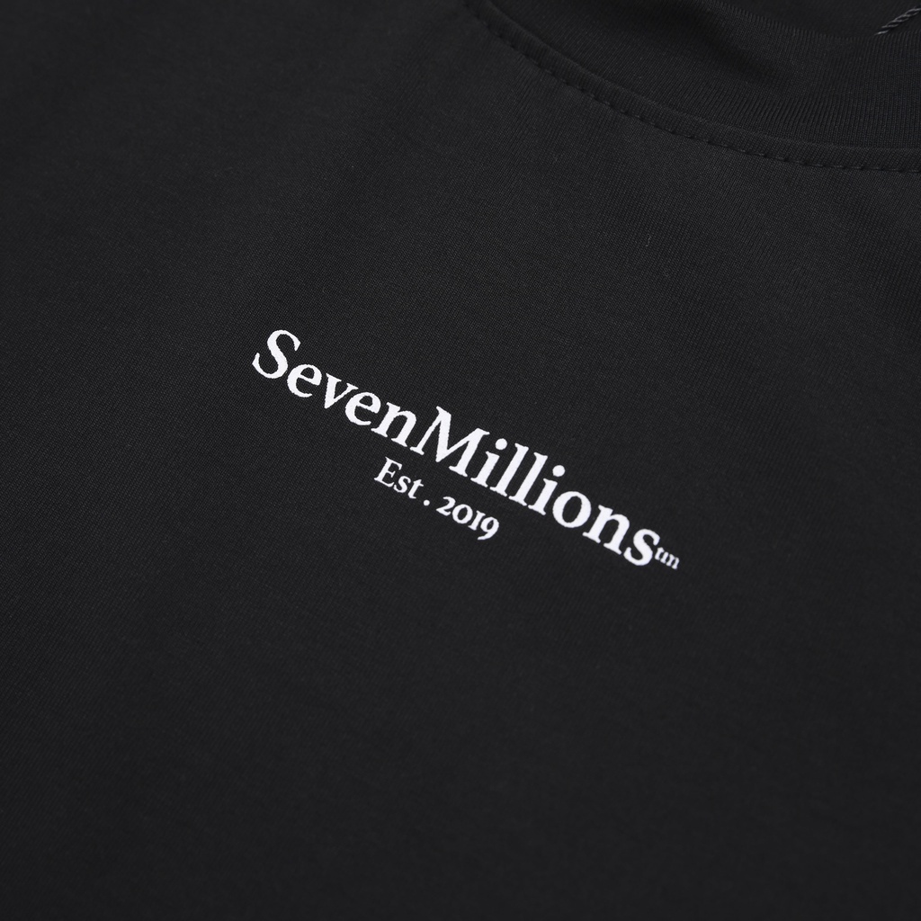 Áo thun basic 7MILLIONS Typo SM chất vải cotton 2 chiều và có 5 màu, form unisex oversize