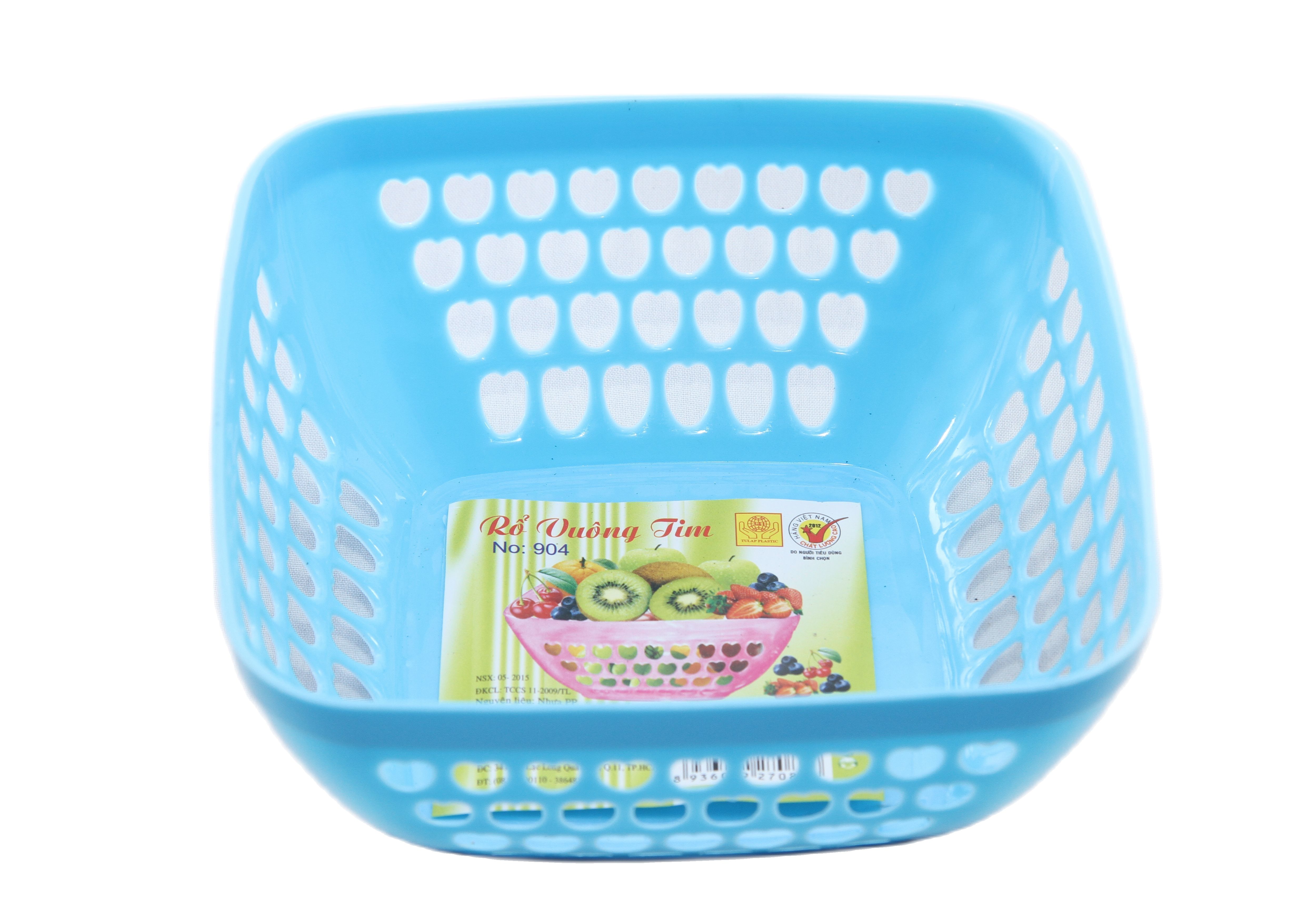 Rổ vuông tim TỰ LẬP TL904 - 14cm