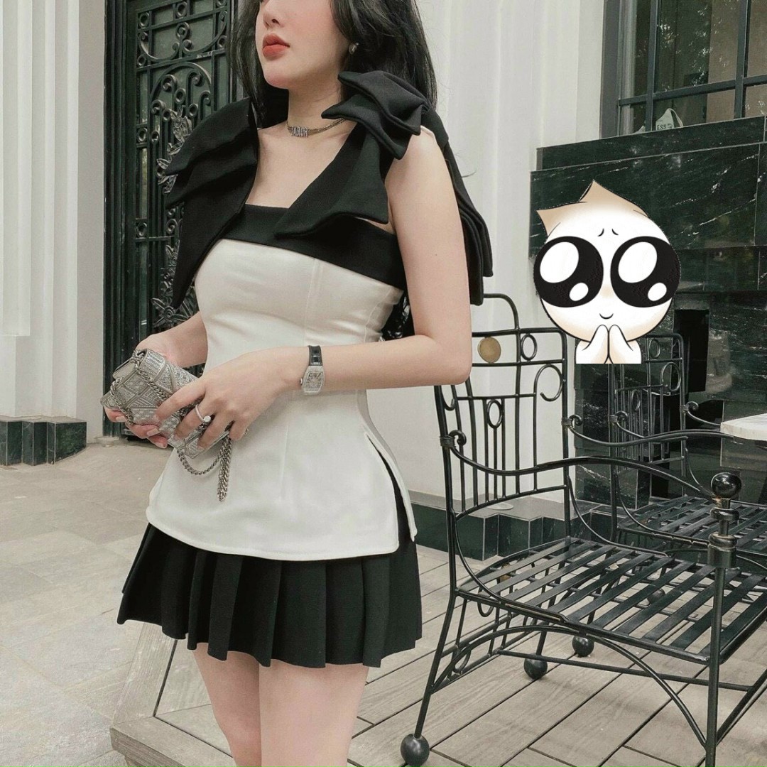 Sét váy xếp ly-HC#vaynu