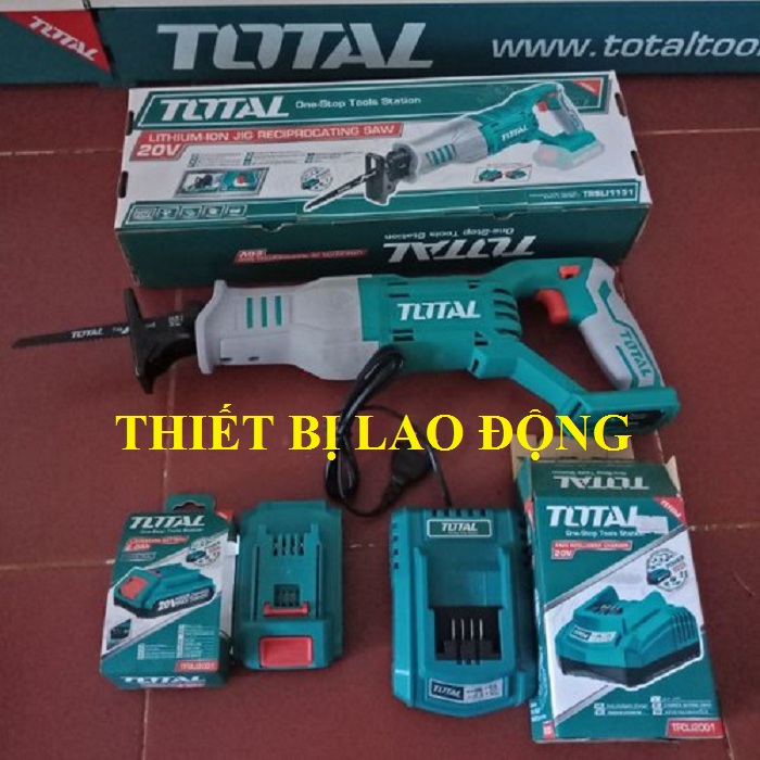 20v máy cưa kiếm dùng pin total trsli1151