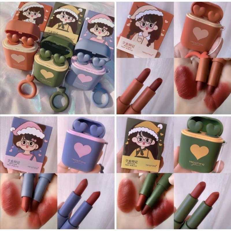 SON THỎI SET 02 SON TAIPHONE CUTE HENGFANG