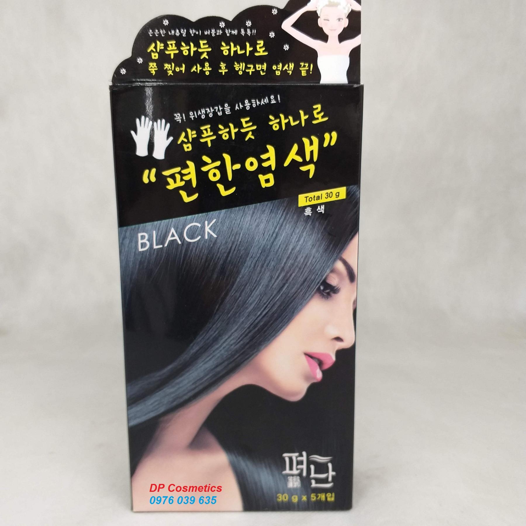 [HCM]Gội nhuộm đen Hàn Quốc PYEONAN ( 1 gói )