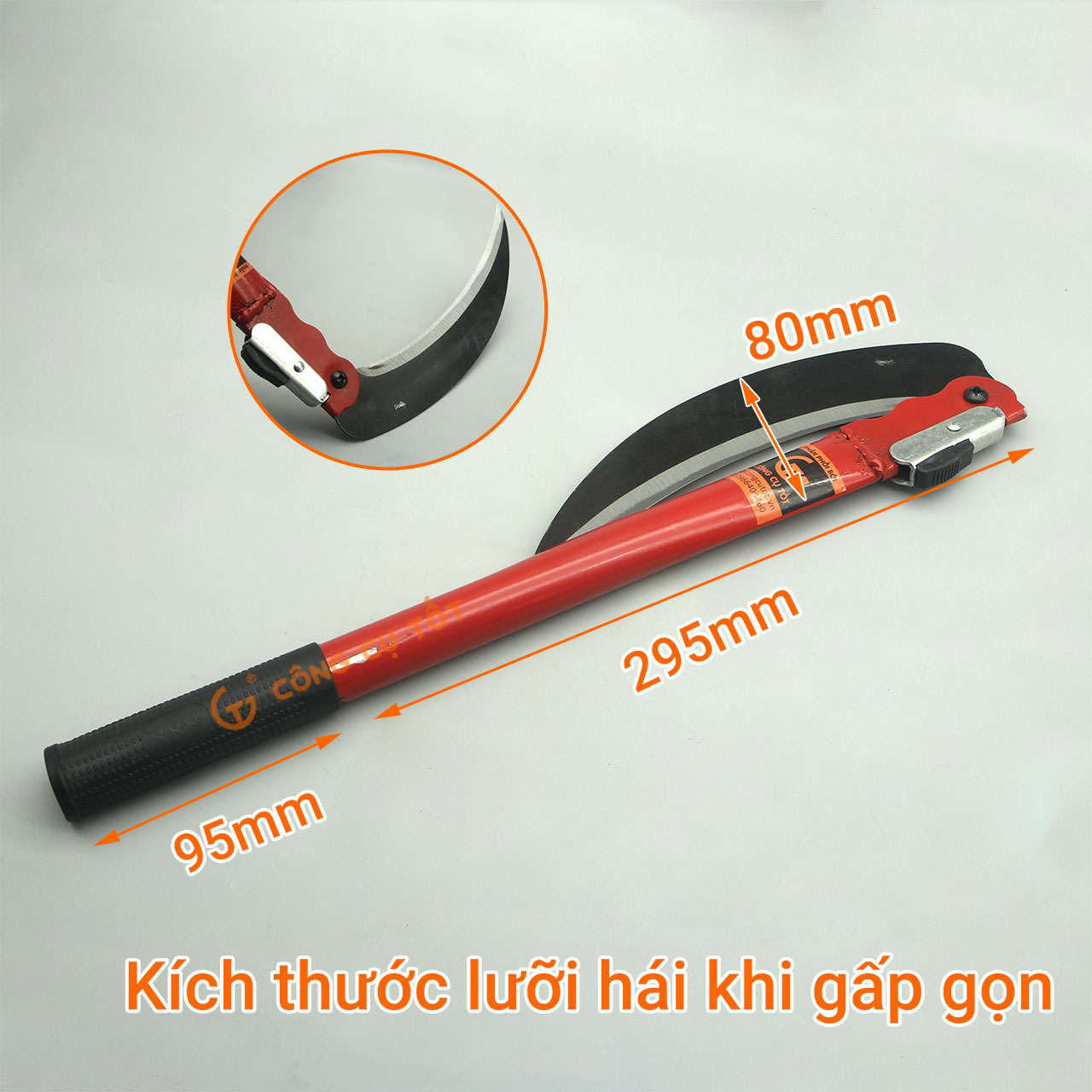 Liềm phát cỏ, Liềm lưỡi hái cắt cỏ gấp gọn