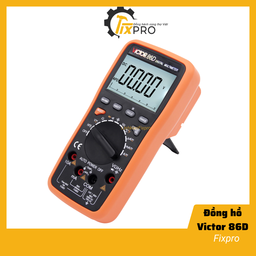 Đồng hồ vạn năng cao cấp VICTOR 86D
