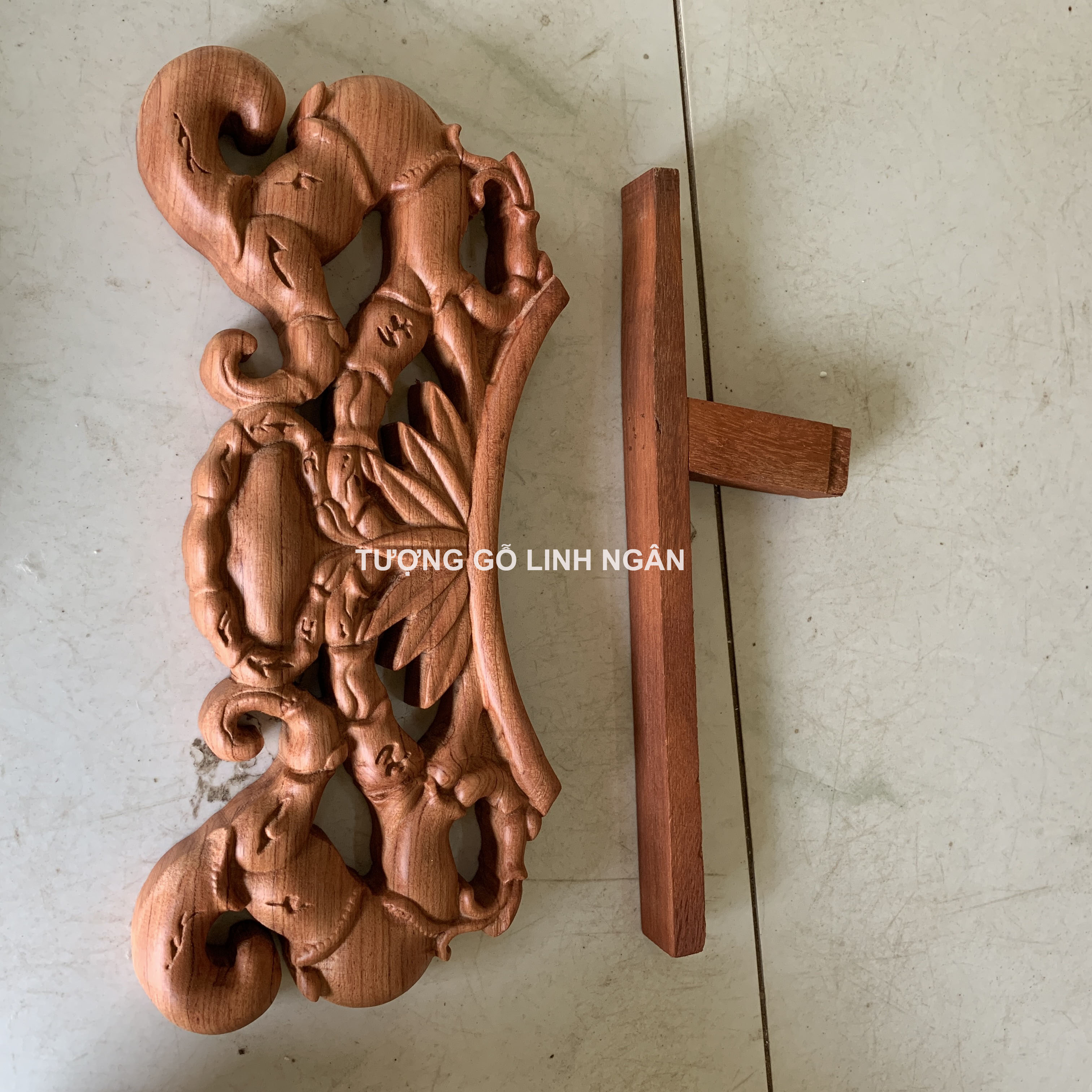 Tranh đĩa gỗ (mẫu Di lặc ) đường kính 30 cm