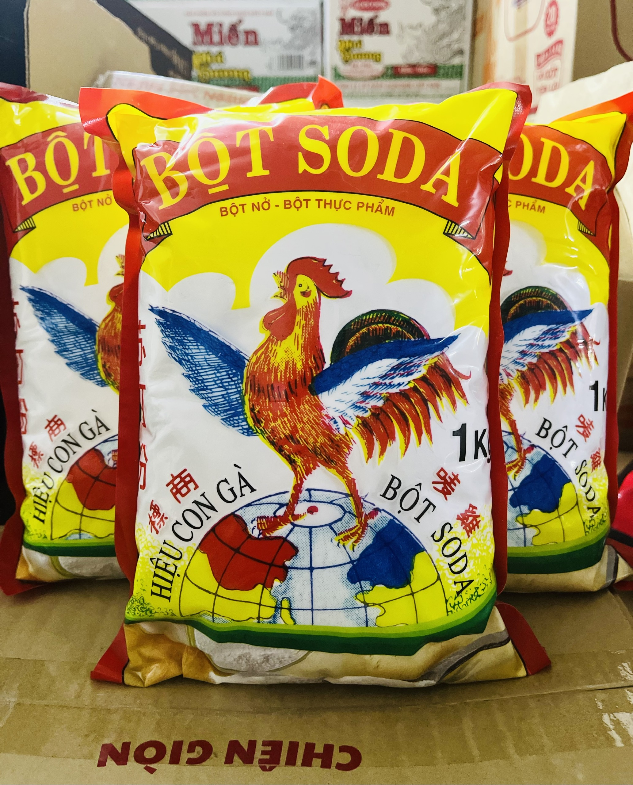 Bột Soda Hiệu Con Gà gói (1kg)