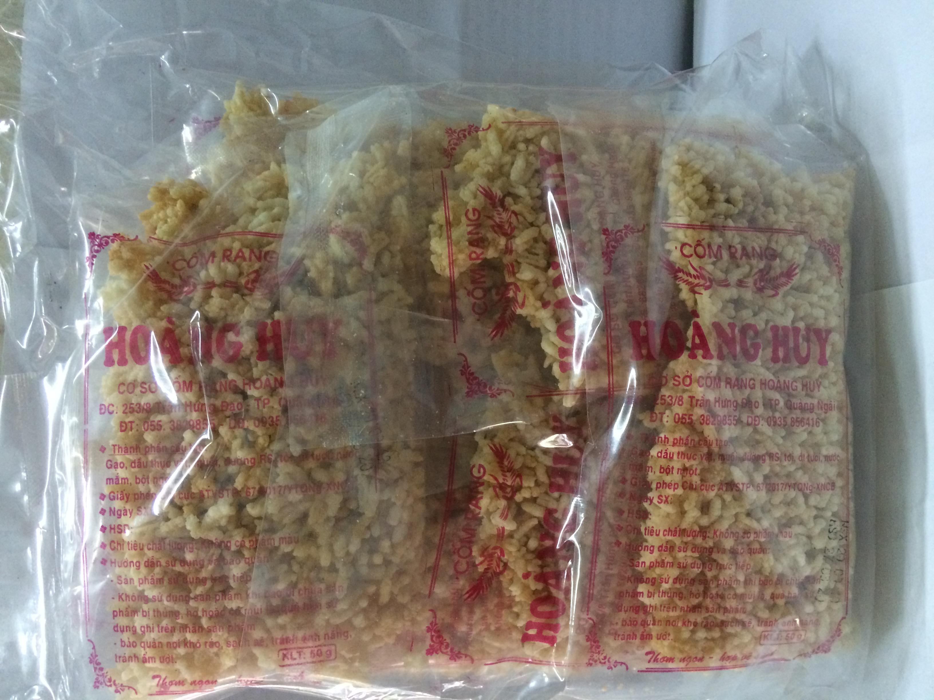 [HCM]COMBO 4 BỊCH CƠM RANG Quảng Ngãi 450 g