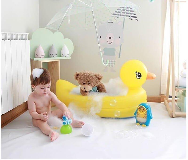 Chậu Tắm Phao Vịt Vàng (Hàng Quà Tặng)