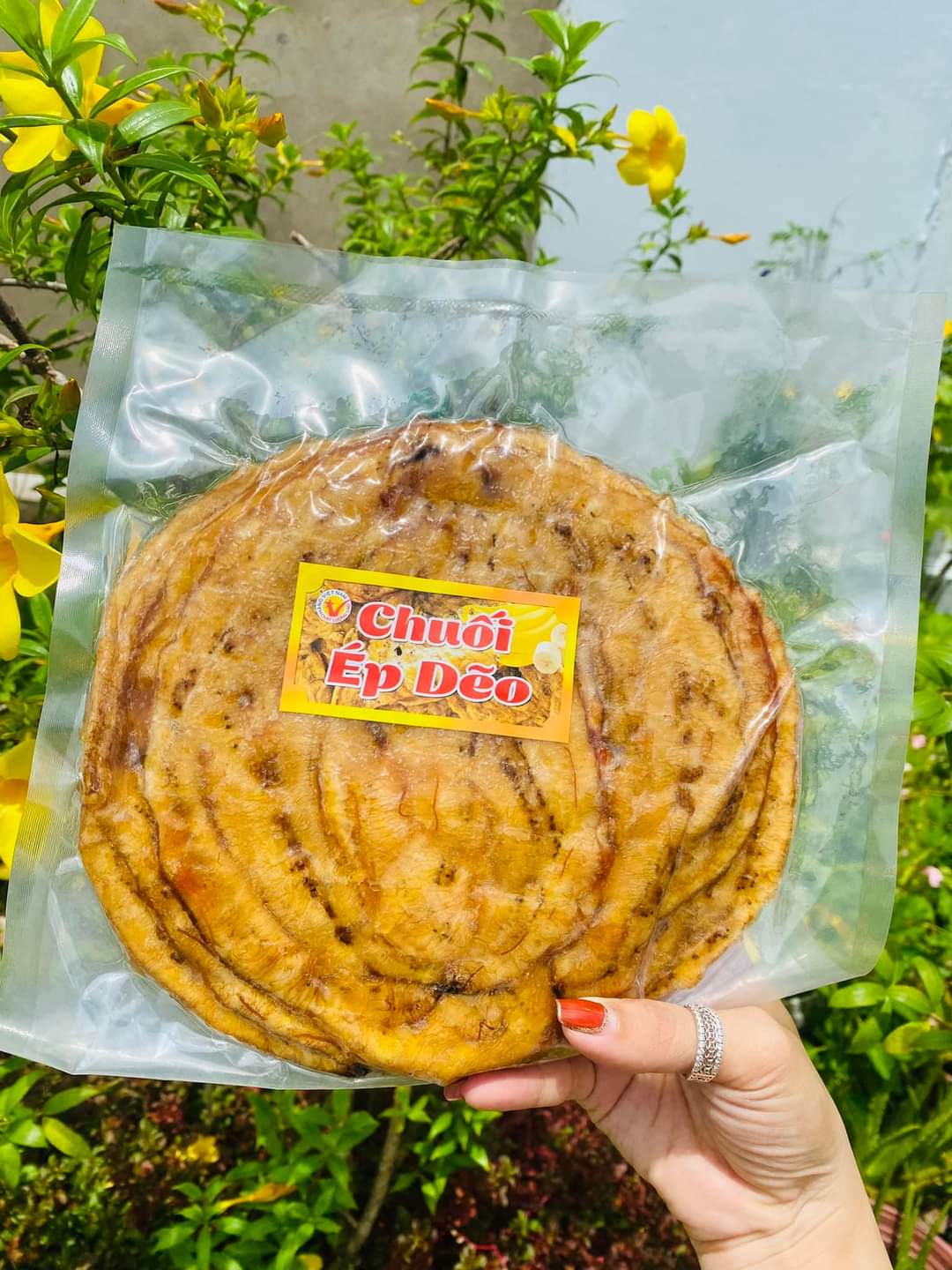 (FREESHIP) 1kg chuối xiêm ( chuối sứ) phơi khô Bến Tre
