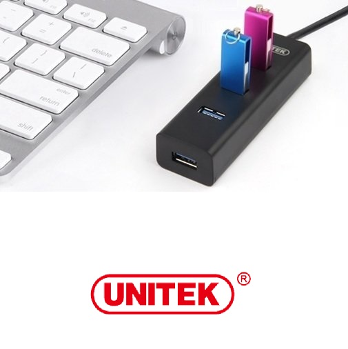 Bộ chia 4 cổng HUB USB 3.0 Unitek Y-3089