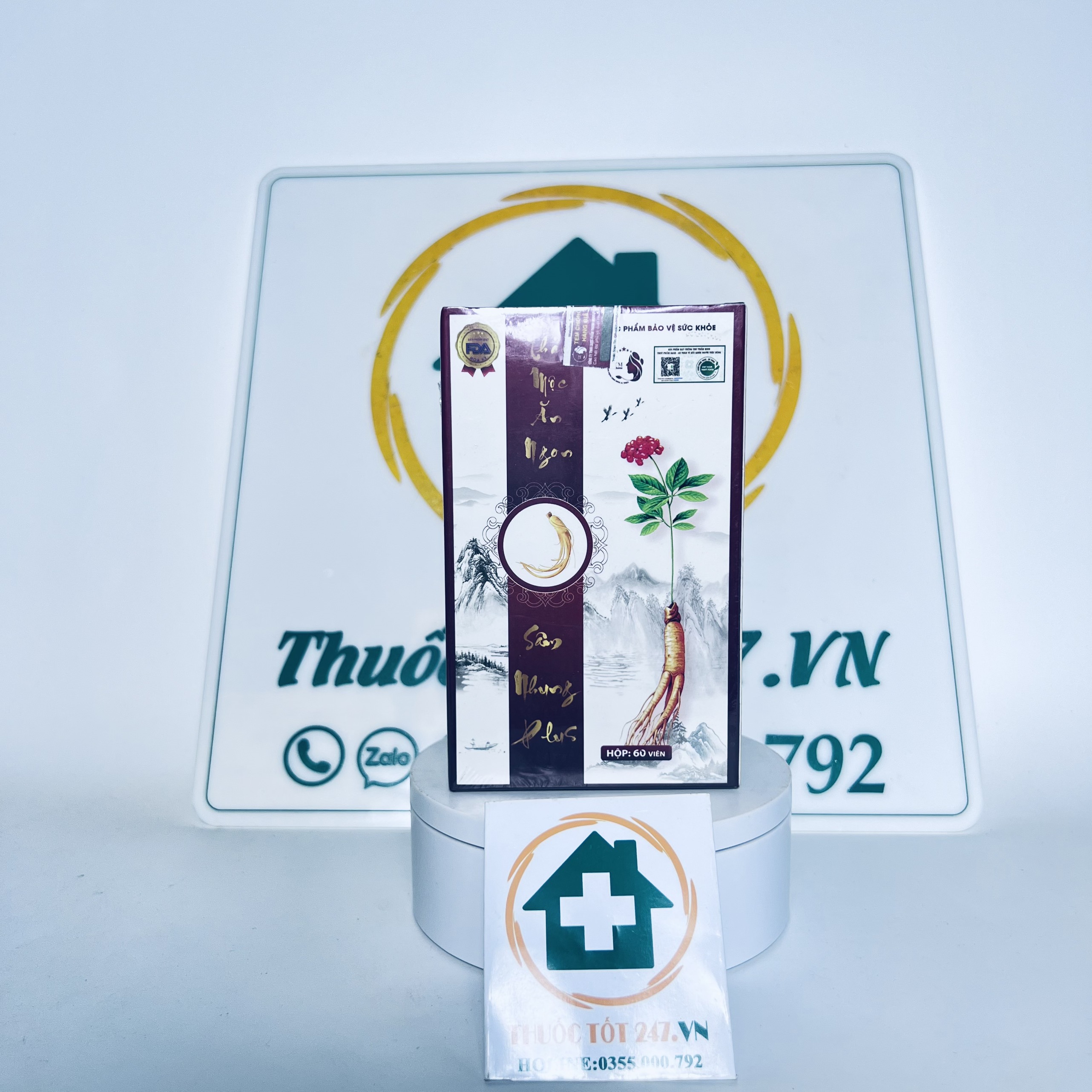 ✅ THẢO MỘC TĂNG CÂN SÂM NHUNG PLUS 100% CHÍNH HÃNG 👍 ❤️